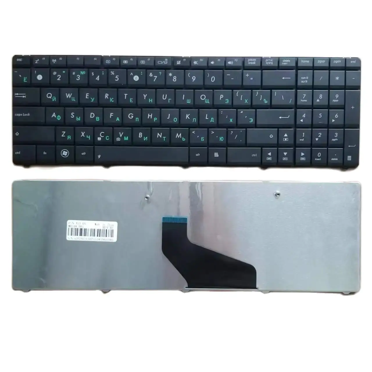 Новая русская клавиатура для Asus K53TA X53B X53U K53U K53Z K53B K53T, Черная