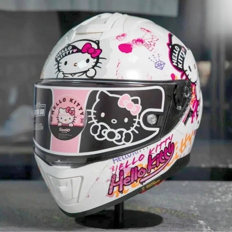 Casco Moto Hello Kitty Rosa Kuromi Casco Moto Hello Kitty Rosa
