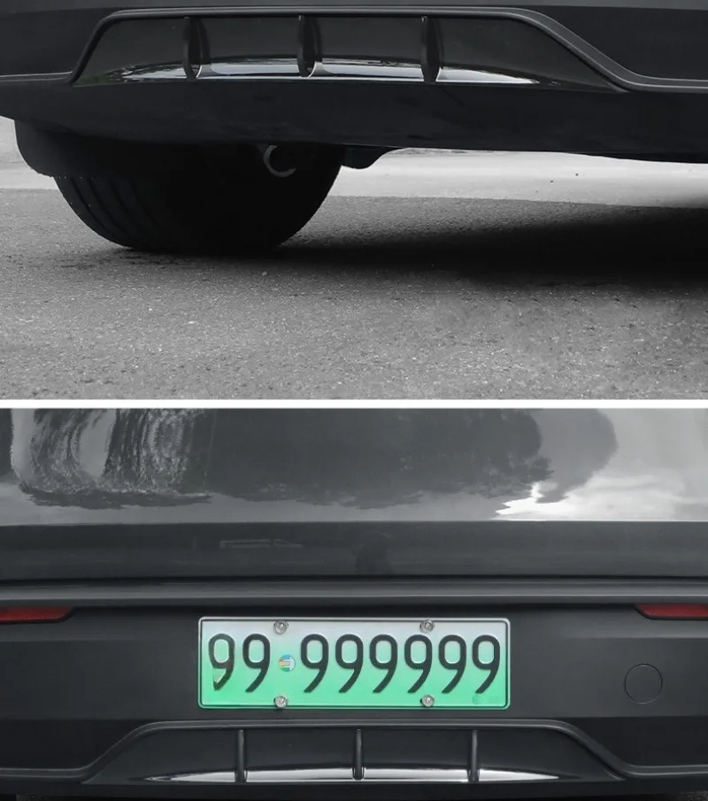 For Tesla Model Y Juniper/Launch 2025 Rear Bumper Spoiler Rear Lip Surround Rear