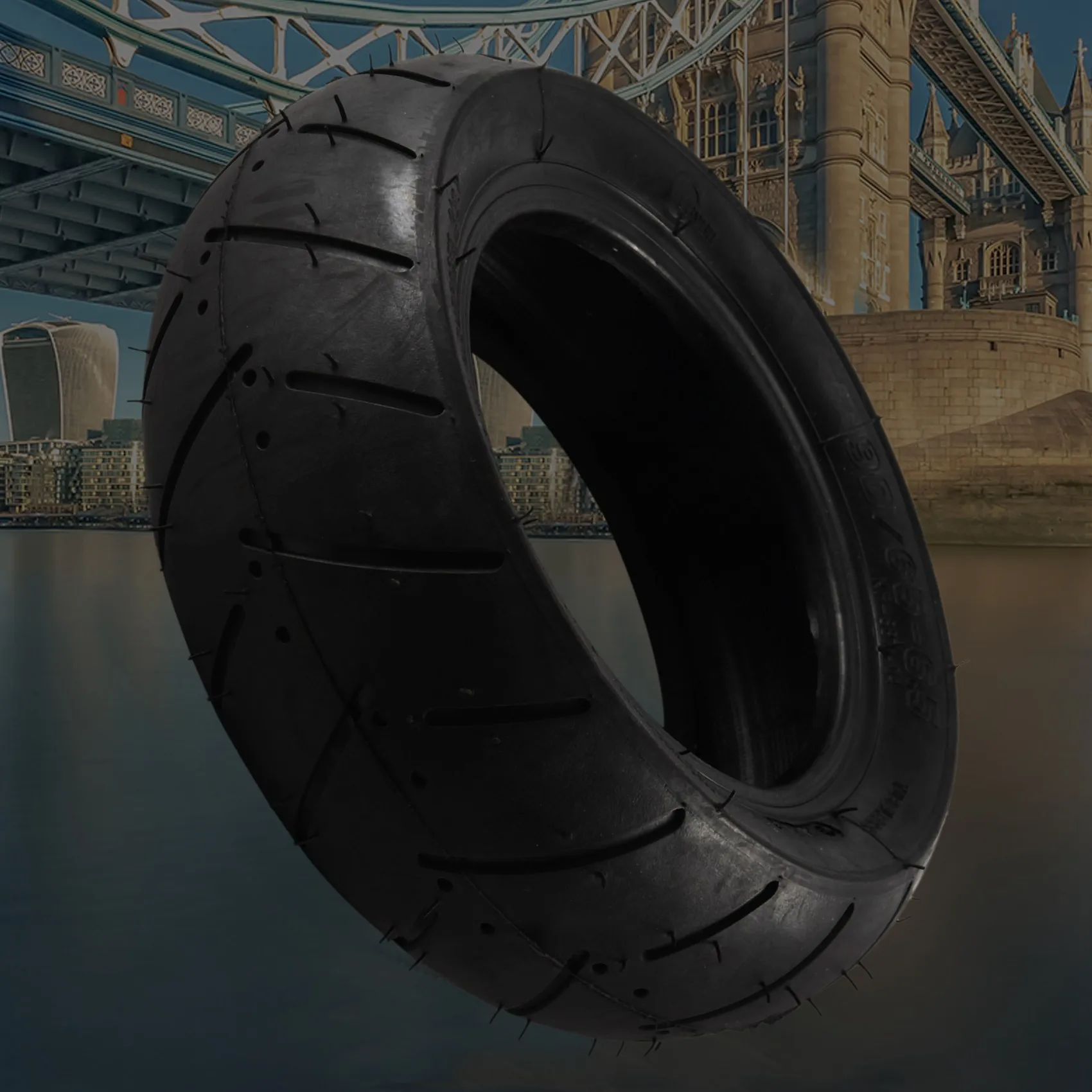 90/65-6.5 Tubeless Tyre 11 Inch Vacuum Tire for Electric Scooter, 47Cc 49Cc Mini Motorcycle Accessories