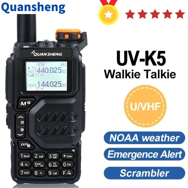 Quansheng UVK5 walkie-talkie full-band aviation band hand-held outdoor  automatic one-button frequency matching go on road trip H