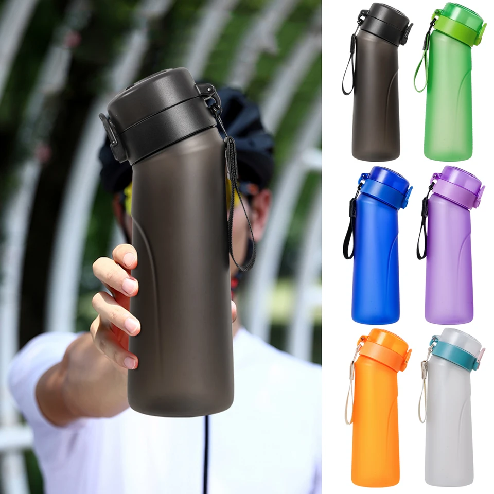 Air Up Water Bottle With Flavor Pods,650ml Flavouring Water Bottle With 1  Flavor Pods Included, Flip Lid, Carry Strap, Leakproof - Water Bottles -  AliExpress