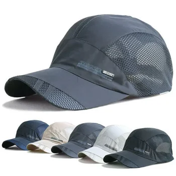 Sombrero ajustable de secado rápido para correr, béisbol, gorra de malla de verano, visera deportiva, moda fresca, Popular para exteriores, hombres y mujeres 1
