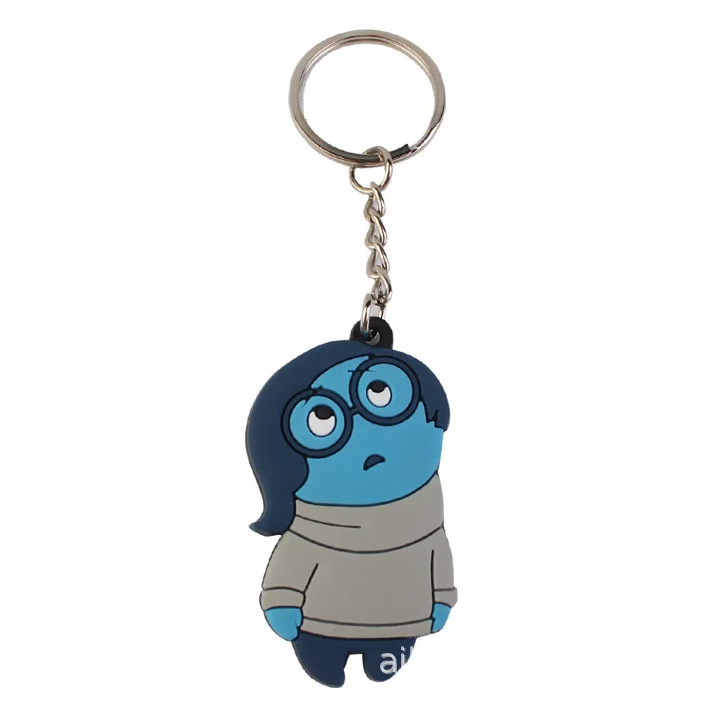 thumbnail image 5 of Llavero Disney Inside Out 2 de PVC con colgante de pareja, juguetes para niños, mochila escolar con cremallera, accesorios de decoración, regalo de cumpleaños, bonito, 5 of 5