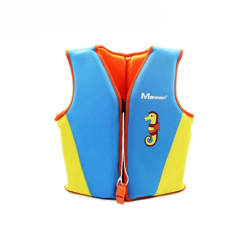Children's Buoyancy Vest Swimsuit for Boys Girls Swimming Beach Snorkeling Vest Cartoon Swimming Training