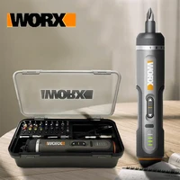WORX WX242 4V Electrical Screwdriver Set Smart Cordless Electric Screwdrivers USB Rechargeable 30 Bit Mini Drill Power Tool work 1