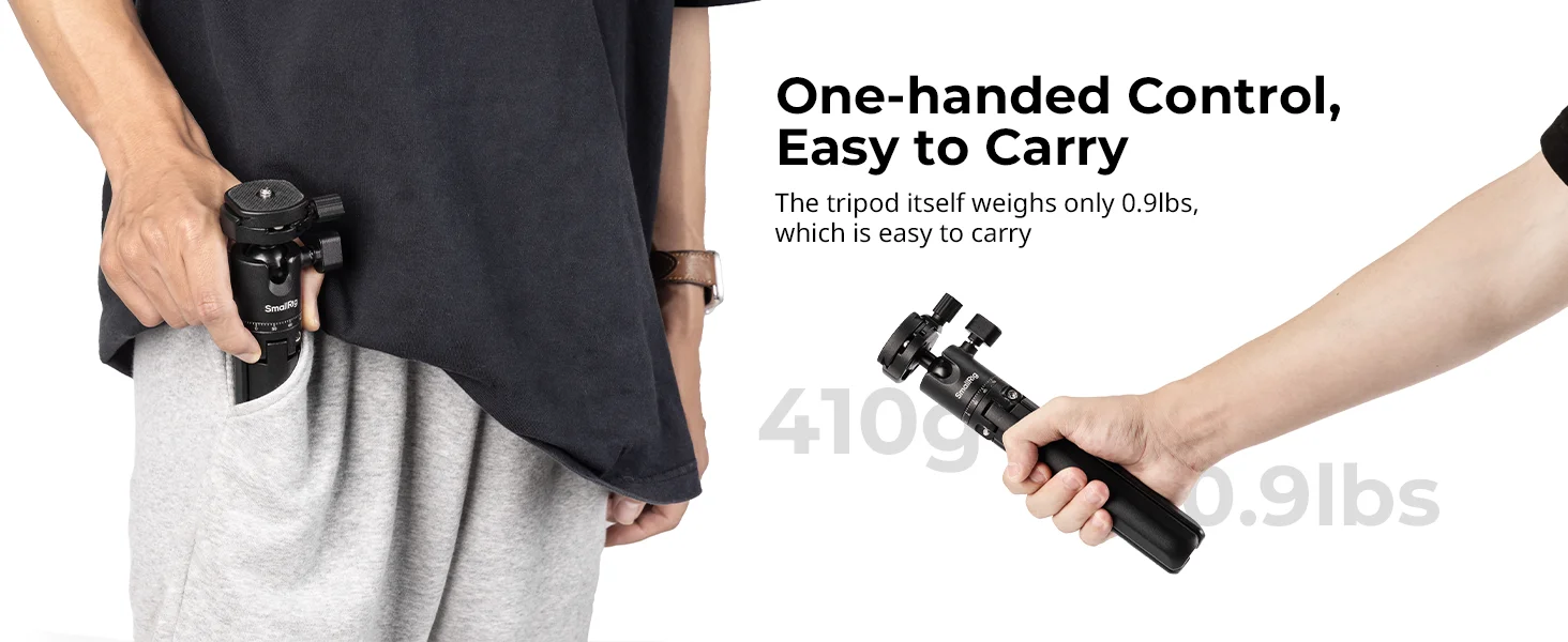 Metal Tabletop Tripod with Arca-Swiss Quick Release Plate & Panoramic Ball Head