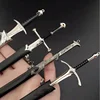 18-22cm Lord of F Rings Medieval Weapon Glamdring Aragorn Narthil Sword Metal Katana Samurai Sword Keychain Ornaments Gifts Toy 5
