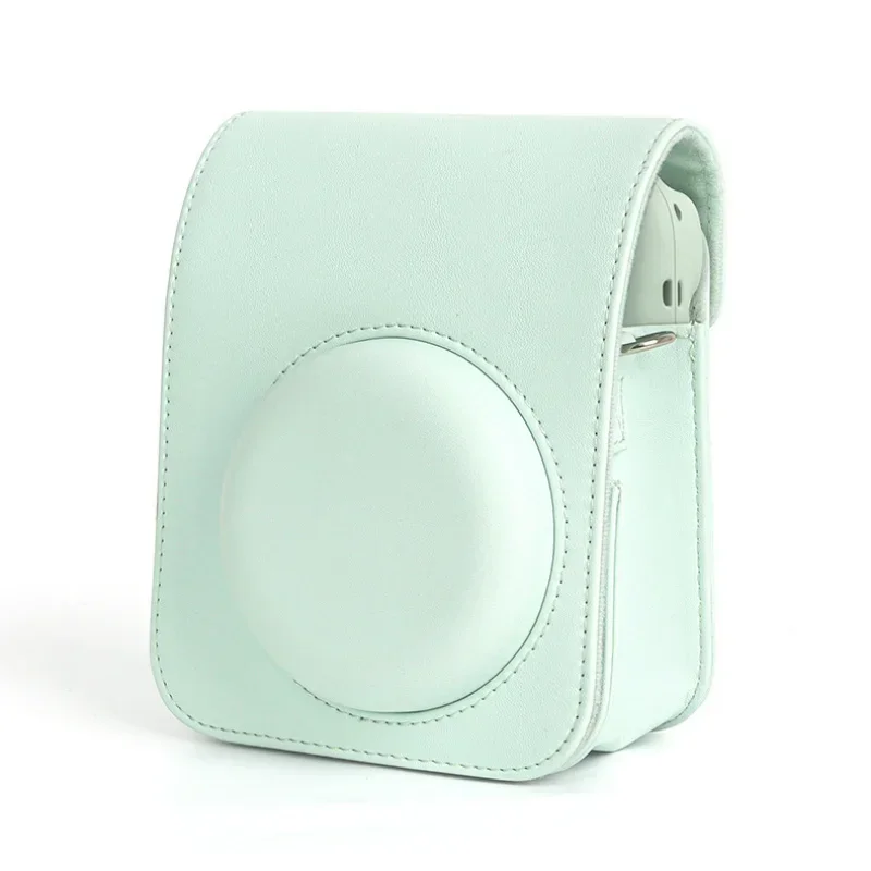 Premium PU Leather Camera Case with Shoulder Strap - Soft Protective Travel Bag