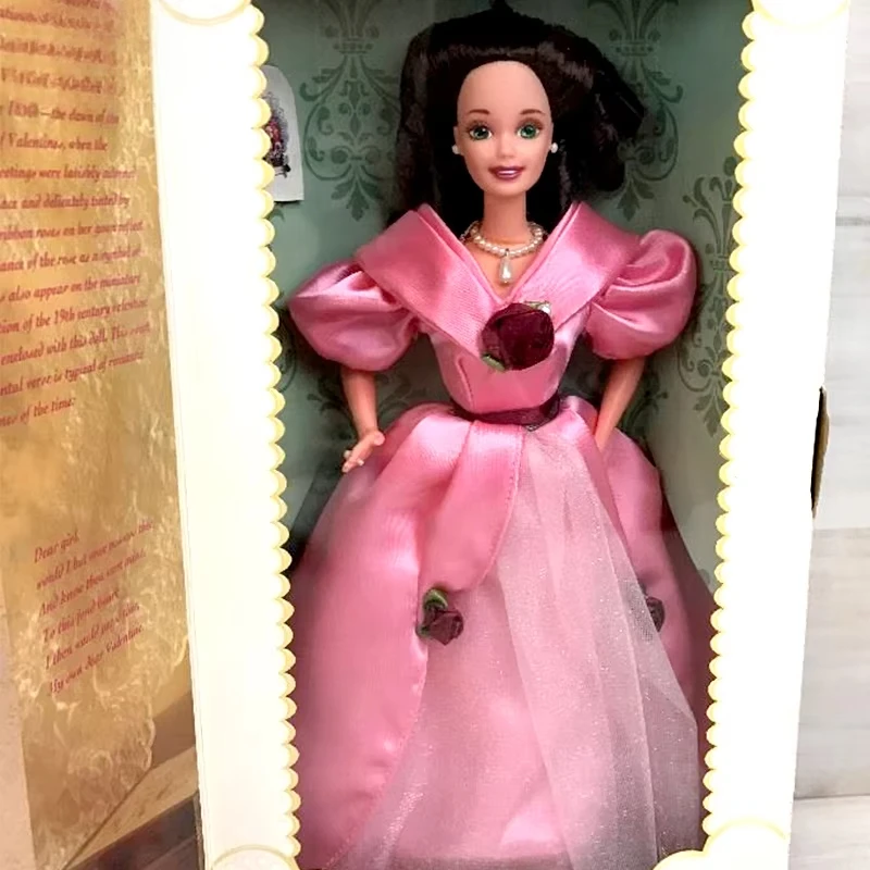 원래 바비 인형 달콤한 발렌타인 1995 스페셜 에디션 착용 여자를위한 핑크 드..