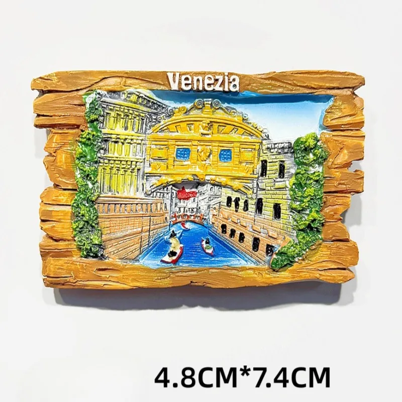 Magnete da frigorifero 3D a forma di cuore Creta Grecia Souvenir Regalo Casa Cucina Frigorifero Decorazione Magnetica Sticker Collezione