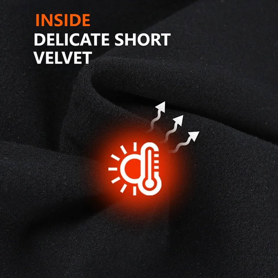 GTUBIKE Winter Thermal Cycling Face Mask Balaclava Head Cover Windproof Motorcycle Helmet Liner Thermal Warm Sports Headwear