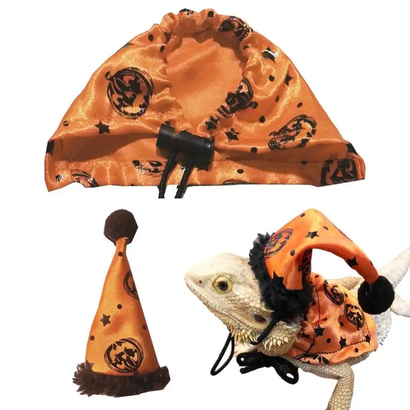 Adjustable Halloween Lizard Costume Portable Colorful Clothing for Reptile Animals Universal Cute Holiday Bearded Dragon Capes,small animal clothes
