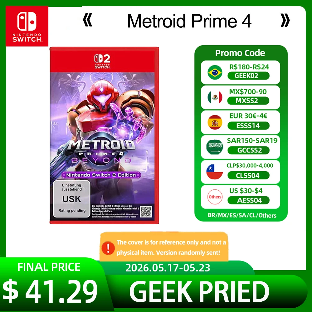 Metroid Prime4 Beyond Juegos - Offerte di giochi per Nintendo Switch 2 Scheda di gioco fisica ufficiale al 100% per console di gioco Nintendo Switch 2