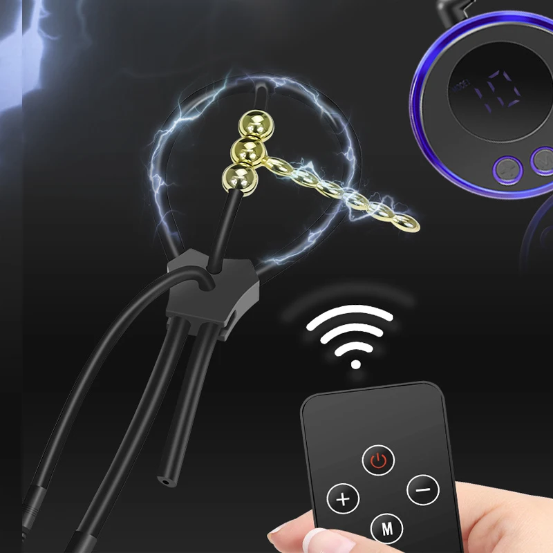 E stim Urethra Toys for Men Electrostimulation Cock Ring Estim Urethral Sounding Penis Plug BDSM Electro Sex Shock Glans Trainer