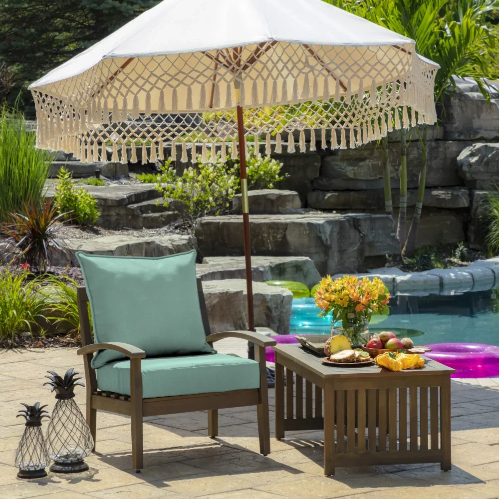 BOUSSAC Outdoor Deep Seating Cushion Set 24 X 24 This Set