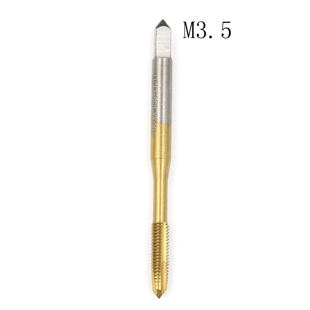 Premium High-Speed Steel Metric Thread Tap Set - Straight Flute Plug Taps