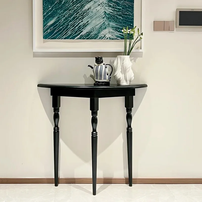 Consolle angolari sottili Salvaspazio Consolle rustico semplice e minimalista Trendy Glamour Meuble Salon Furniture Soggiorno - immagine 5