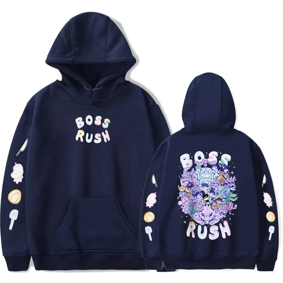 Omori Boss Rush Hoodie Merch Popular Graphics sided Print Unisex