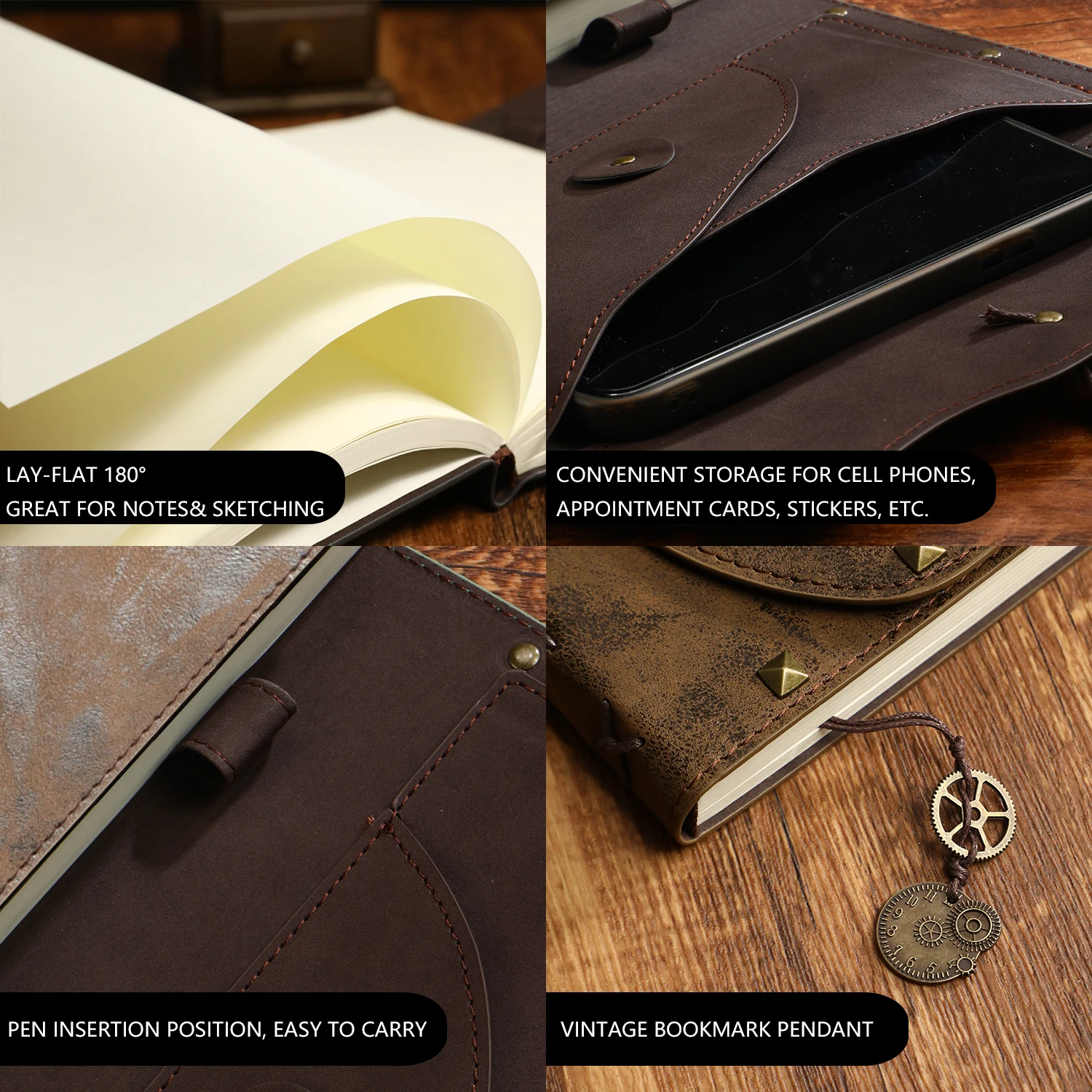 Tree of Life Leather Vintage Notebook/Journal. 3