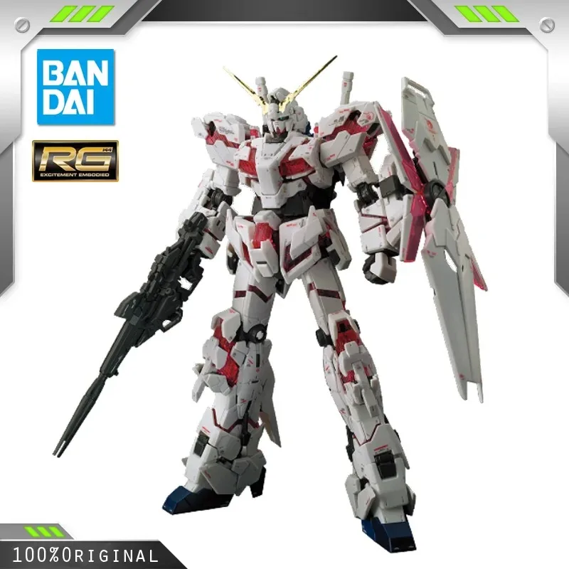 

BANDAI Anime RG 1/144 RX-0 UNICORN GUNDAM New Mobile Report Gundam Assembly Plastic Model Kit Action Toy Figures Gift