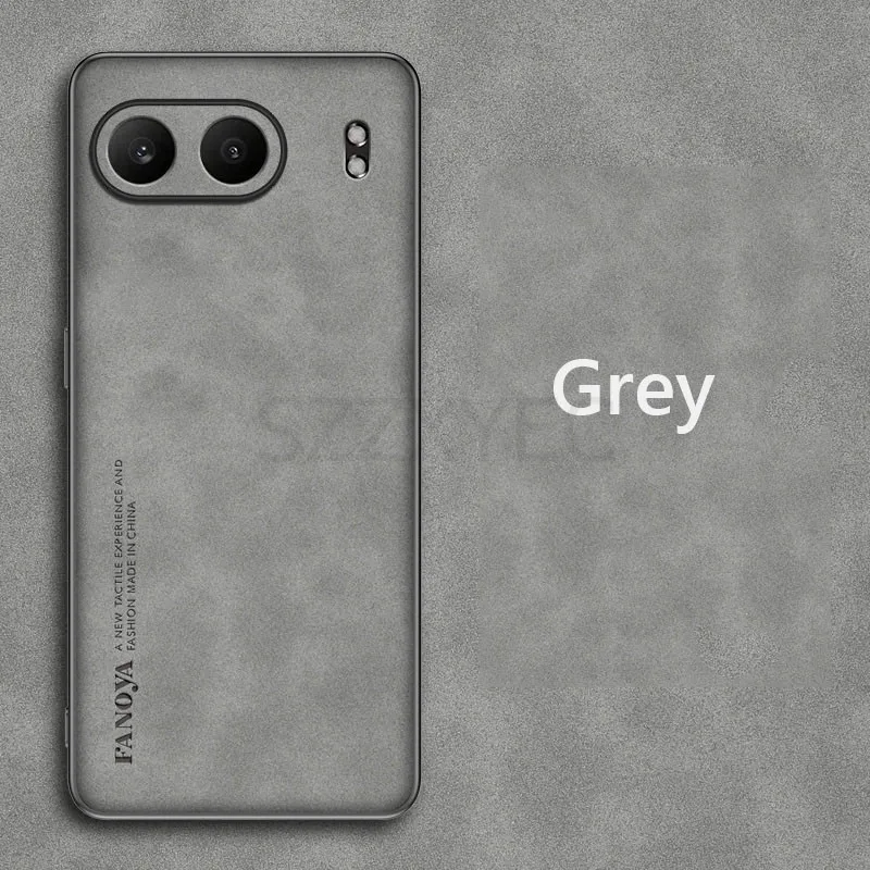 Luxurious Retro Leather Skin Feel Shockproof Matte Silicone Soft Case Cover