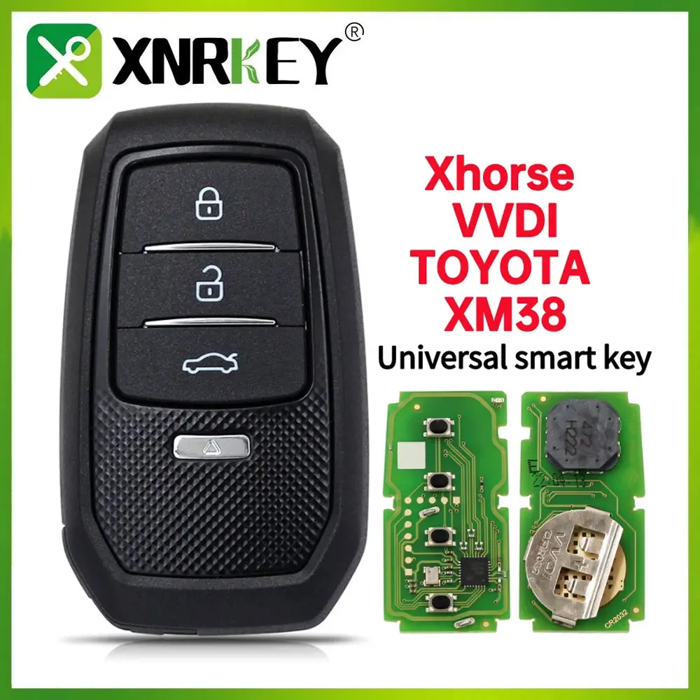 

Брелок XRNKEY vvdi Key XSTO01EN XM38, смарт-брелок для Toyota Lexus 4D 8A 4A, чип с поддержкой 312 314 315 434 МГц