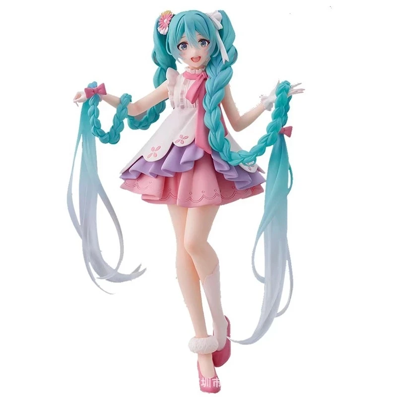 

Japan New Two-Dimensional Virtual Singer Sexy Pretty Girl Anime Figure Ornament Collectible Model Doll Toy PVC Gift Ornament