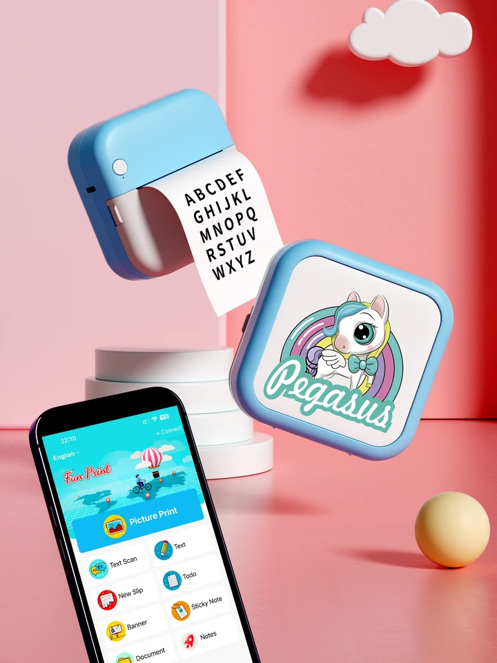 언제 어디서나 편리한 휴대용 미니 포토 프린터