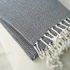 Cotton Blanket Cotton Herringbone Hitching Towel Scandinavian Blanket Sofa Decorative Blanket 5