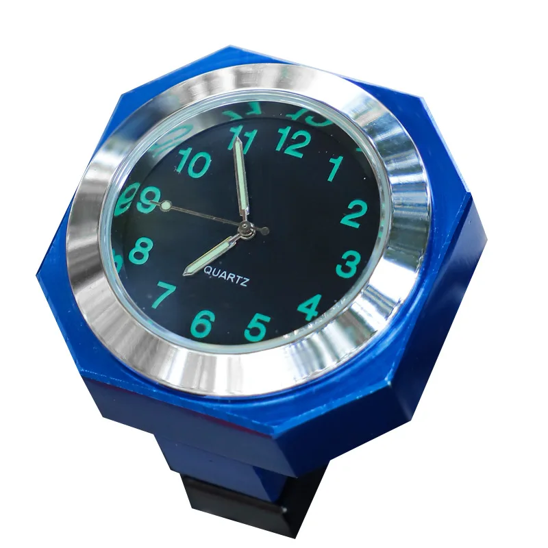 Premium Waterproof Luminous Quartz Handlebar Clock for Motorcycles and Bicycles