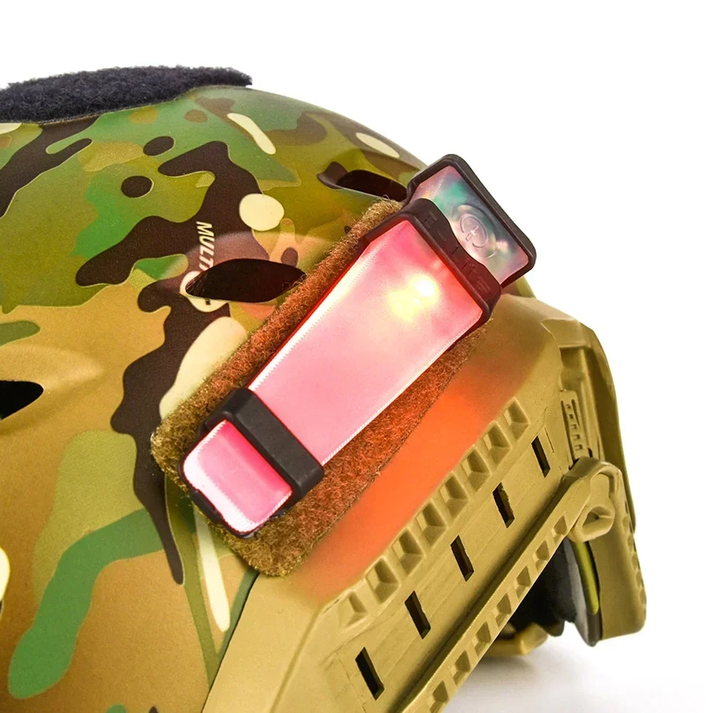 1Pc Airsoft Helmet Weapon Flashlight Tactical Helmet Light Identification Surefir Marker Light Survival Signal Helmet Lamp