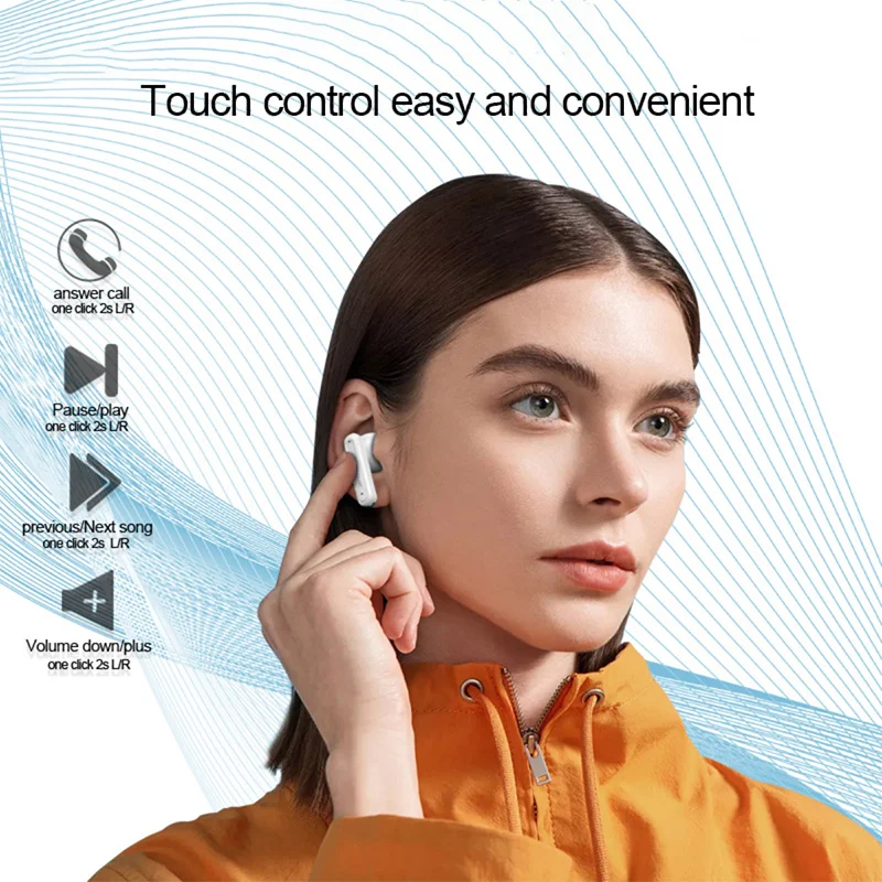 ERAZER  XT98Pro TWS Bluetooth 5.3 Earphones With Mic Hifi Stereo Earbud Wireless Headphones Noise Cancellation Headsets 6