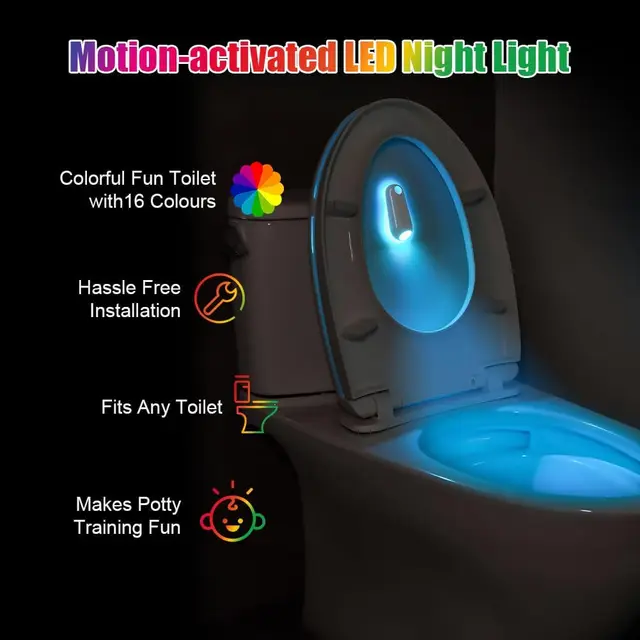 Luces para asiento de inodoro