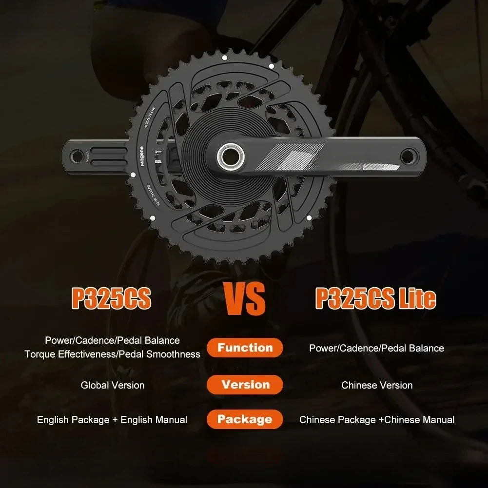 パーツ Magene p325cs P325 CS クランク型両足計測パワーメーター │ GROWTAC
