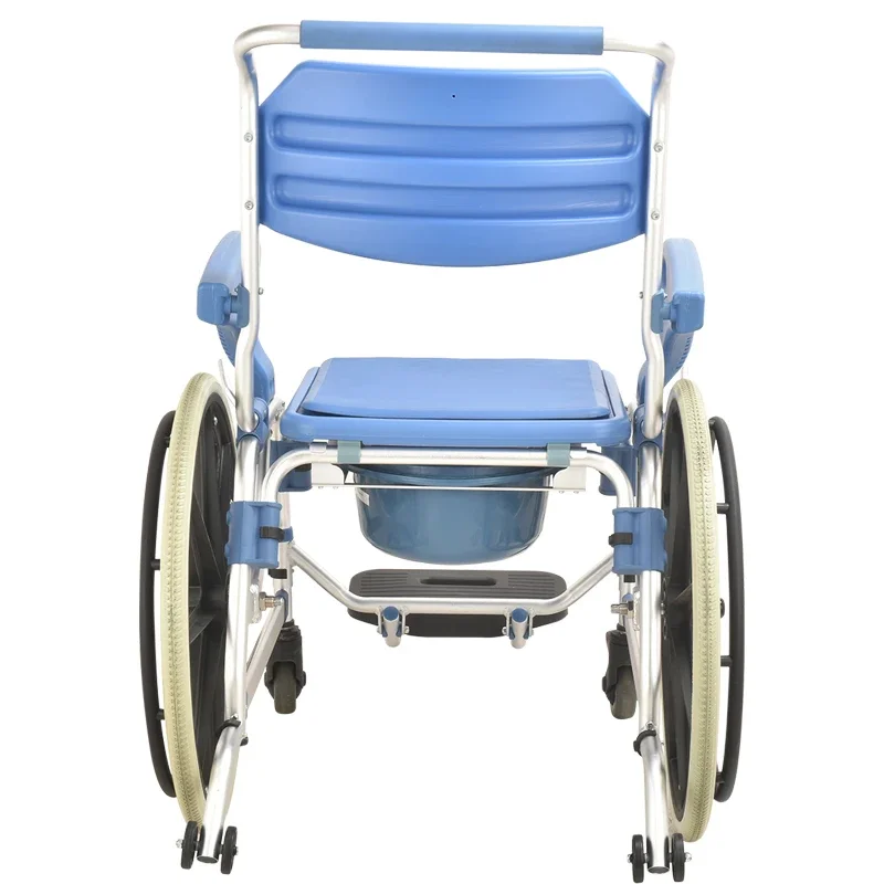 Electric Lifting Commode Chair for Disabled People Toilet Chair Chair Commode  in India for Elderly Aluminum Blue 14kg 5
