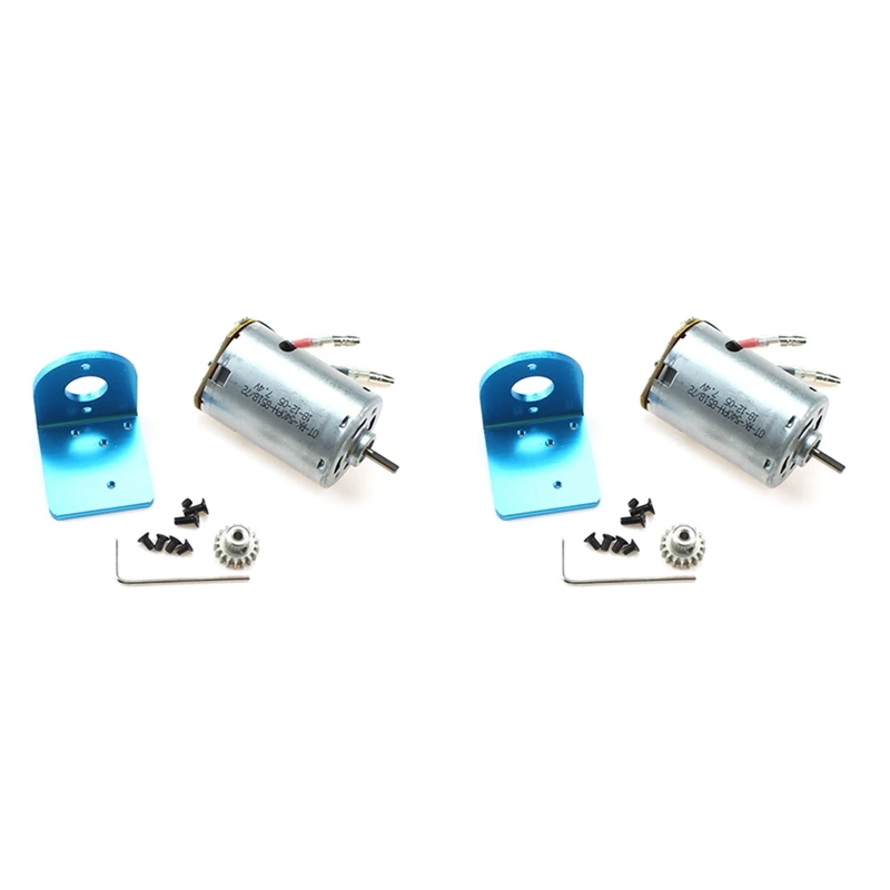 

2X 540 щеточный двигатель с основанием для крепления для Wltoys 12428 12423 12427 1/12 Запчасти для радиоуправляемых автомобилей