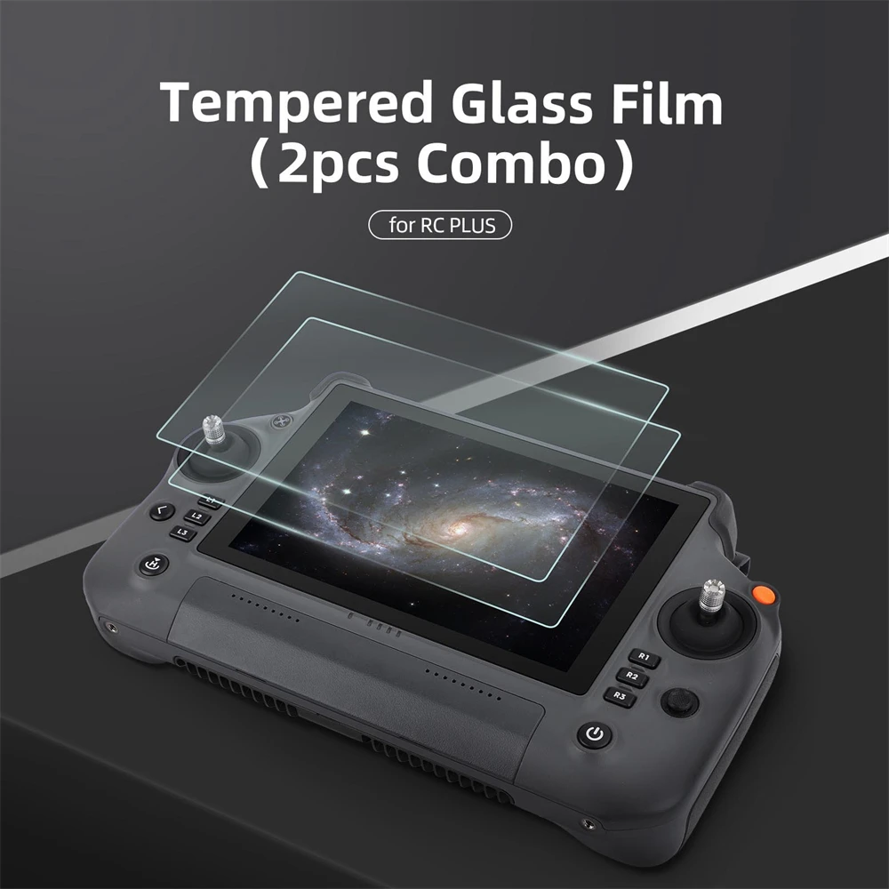 Pellicola Protettiva In Vetro Temperato Da 2 Pezzi Per Telecomando Dji Rc Plus Con Schermo Per Dji T40/M30T/T20P/T50/T25/M30/Inspire 3