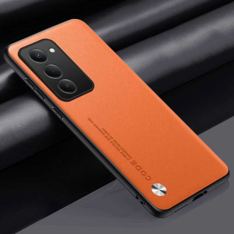 Luxury PU Leather Shockproof Phone Case - Full Protection Back Cover