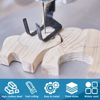 60Pcs Scroll Saw Blade Pin End Set SK5 HCS 5in Woodworking Metal Cutting Scroll Saw Blade Assortment Kit 10TPI 15TPI 18TPI 24TPI 2