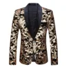 New European and American Stage Velvet Sequin Fashion Handsome Trend European and American Suit Stage Clothes for Singers Men 5
