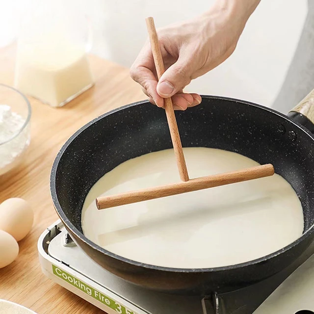 Crepe Pancake Batter Spreader  Spreader Crepe Maker Wooden Stick - Chinese  Crepe - Aliexpress