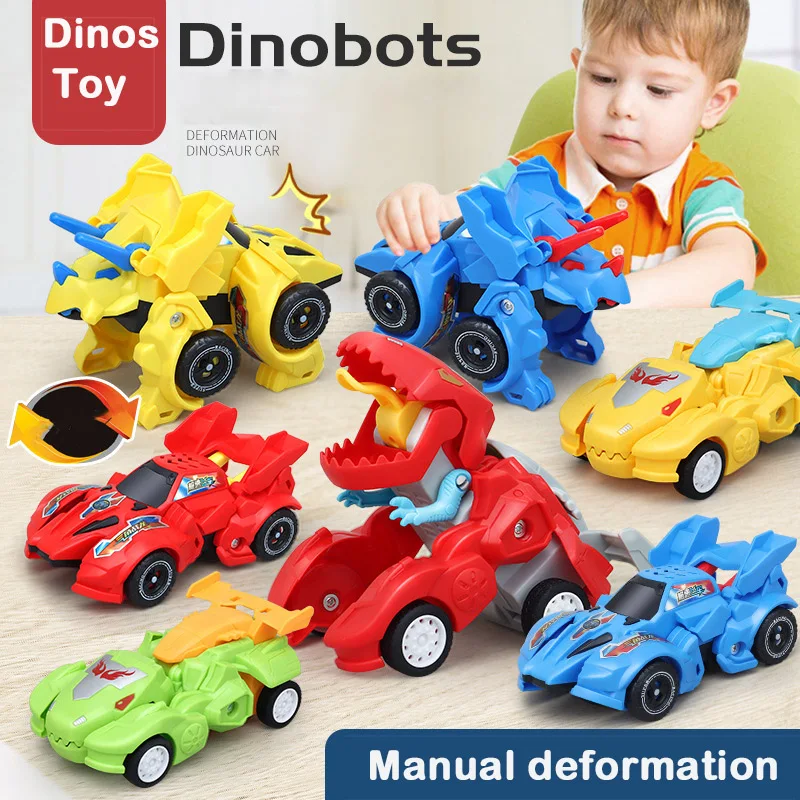 

Детский автомобиль-динозавр, Забавный монстр-трансформер, автомобиль, игрушка-трансформер, игрушки для мальчиков, фигурки-трансформеры, игрушки-роботы, подарок