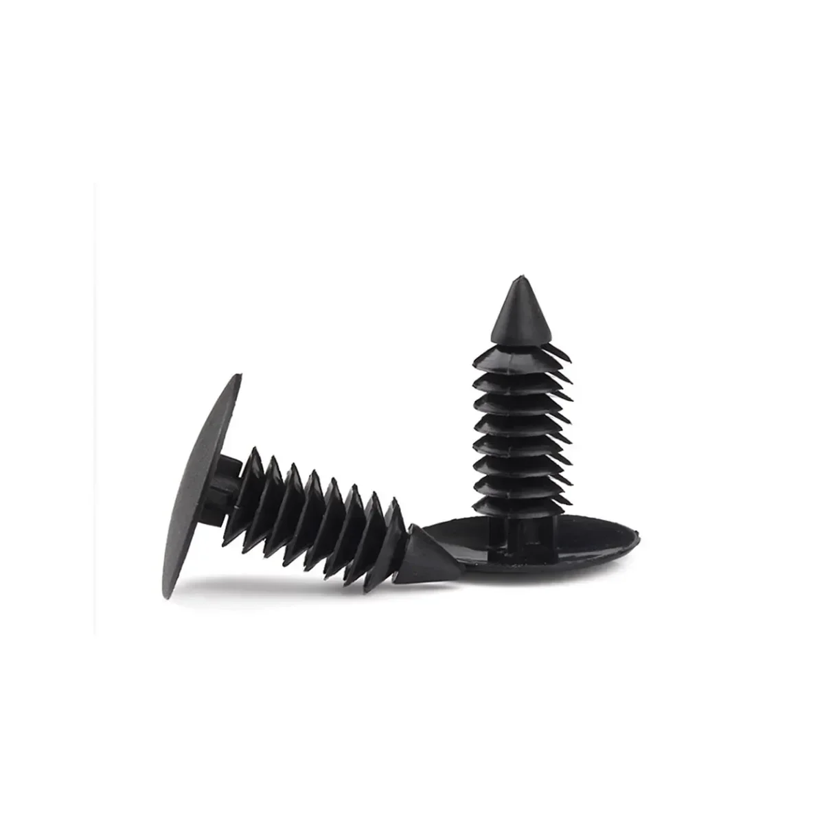 Black White Nylon Tree Shaped Automotive Rivets Automotive Push Type Plastic Snap Rivets