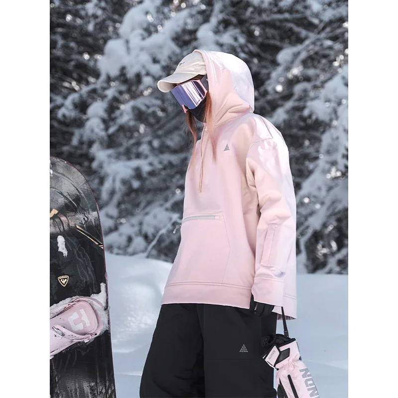 Ski Suit Hoodie Snowboard Jacket Waterproof Windproof Winter Outdoor Sports Clothing