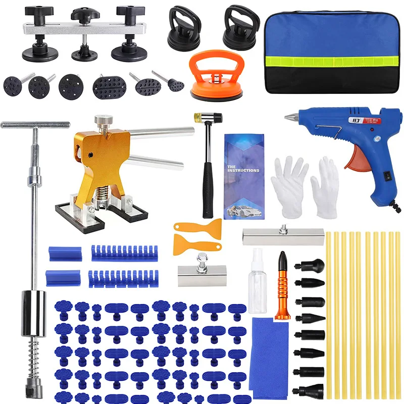 Strumenti per la riparazione di ammaccature automobilistiche Dent Dent Body Dent Kit di riparazione ammaccature in lamiera Kit di strumenti manuali Set di strumenti di riparazione automobilistica