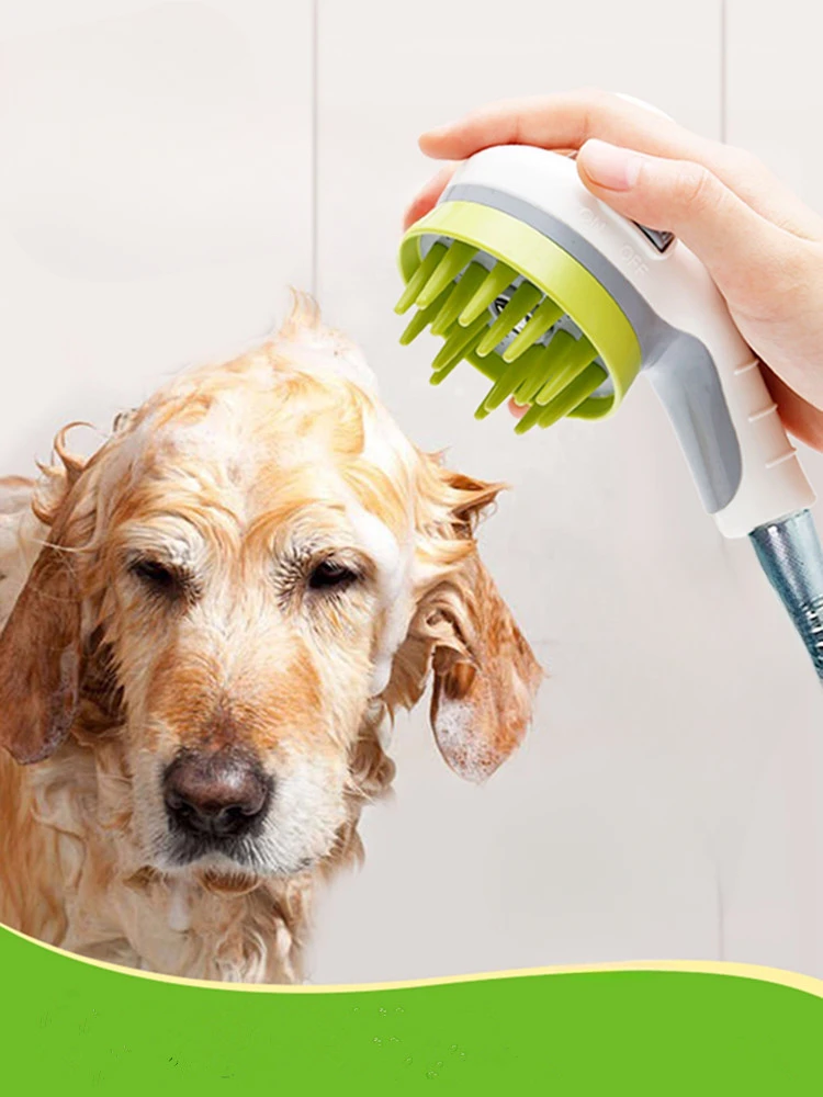 Pet Bathing Spray Head - Foam Generator  Pressure Booster for Dog Showers