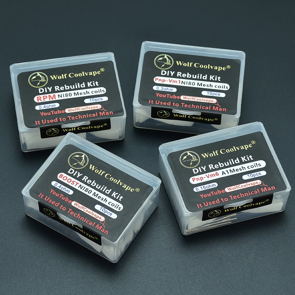 

Diy ni80 Mesh coil Electronic Cigarette 0.3 0.4 0.15 ohm accessories fo rebuildable RPM BOSST Pnp-Vm1 Pnp-Vm6 coil kit