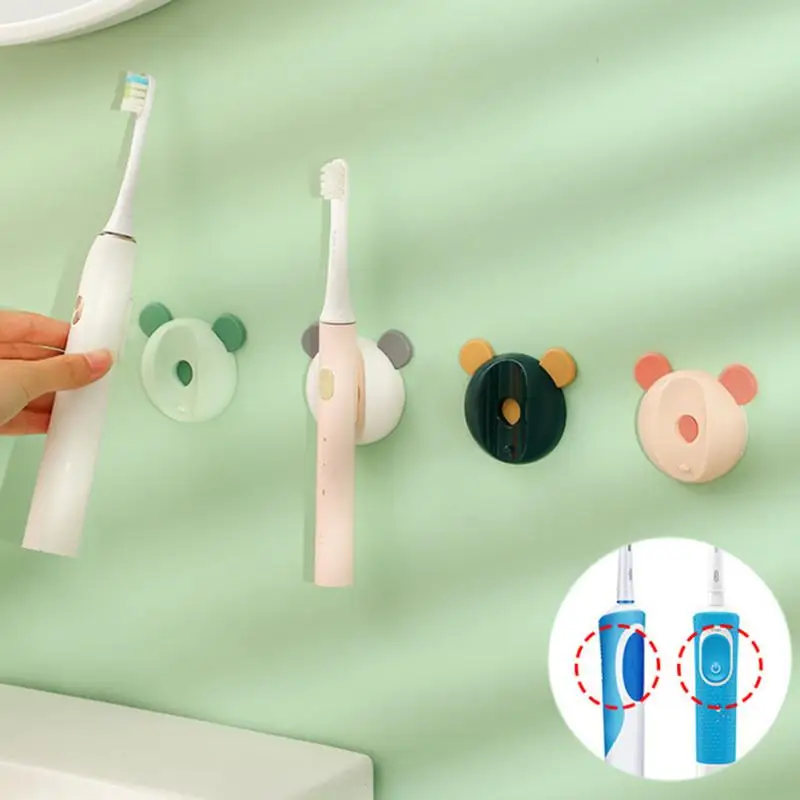 Wall-mounted Magnetic Electric Toothbrush Holder Storage Rack Toothbrush Bracket Bathroom Organizer