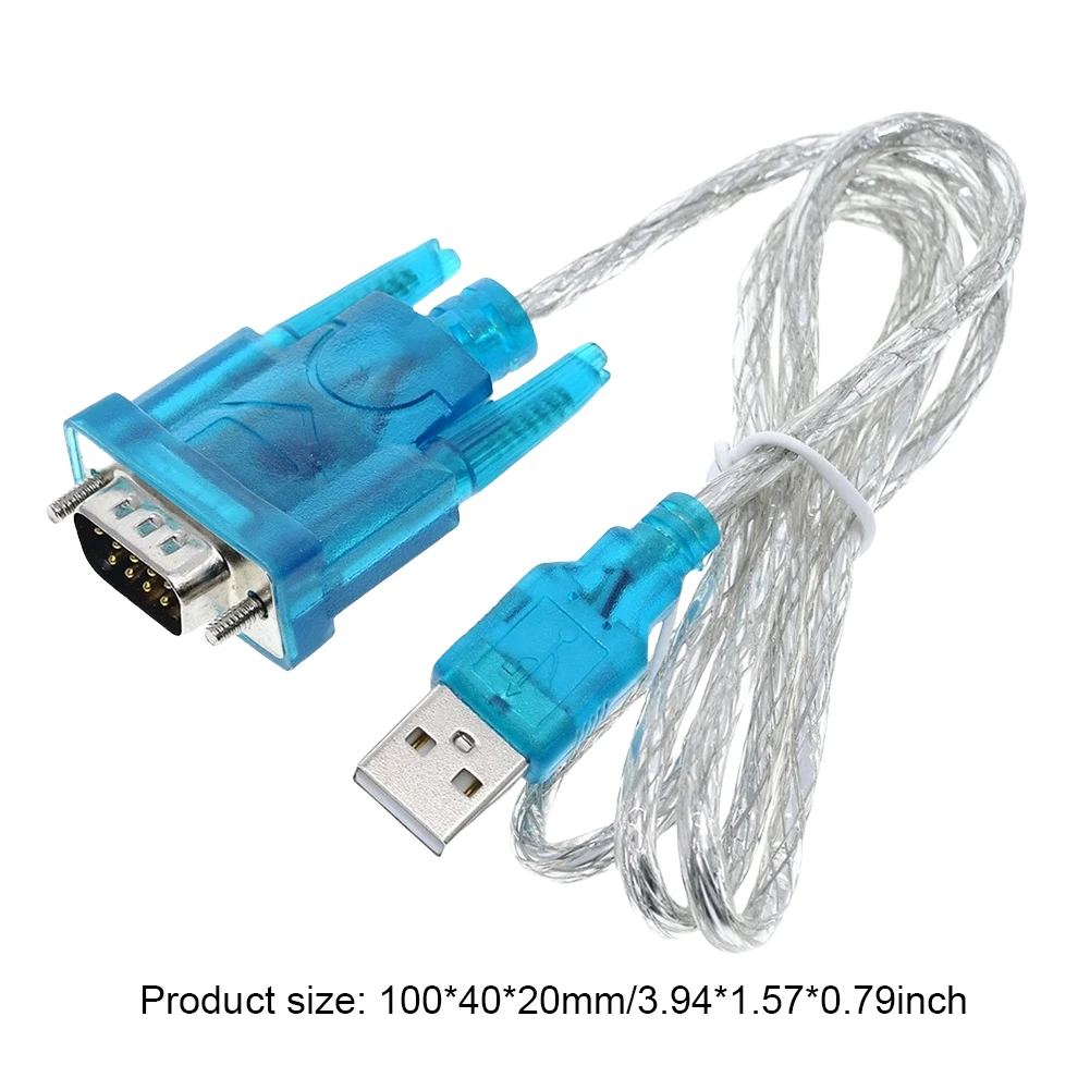 HL-340 USB-RS232 COM 포트 직렬 USB-직렬 케이블 USB-9핀 직렬 케이블 Windows7 64비트 지원